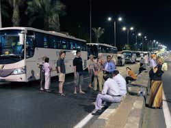 Egipto es seguro: Convoy de autobuses