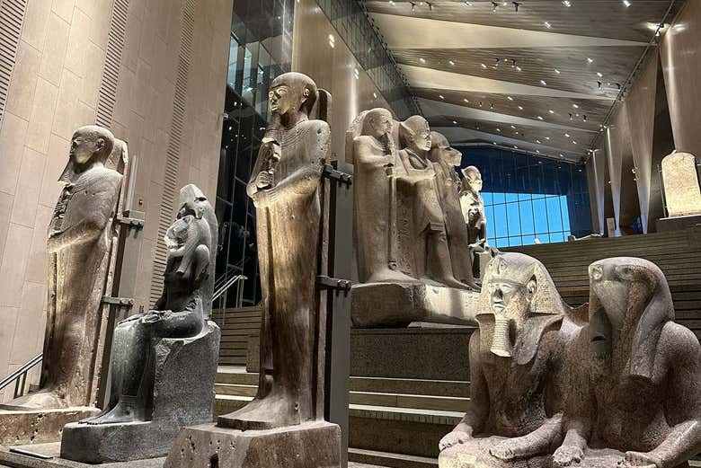 Explore the different rooms in the Grand Egyptian Museum